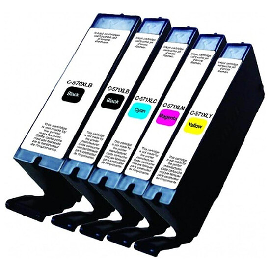 Cartouche d'encre Cartouche C-571XL - Multipack x5