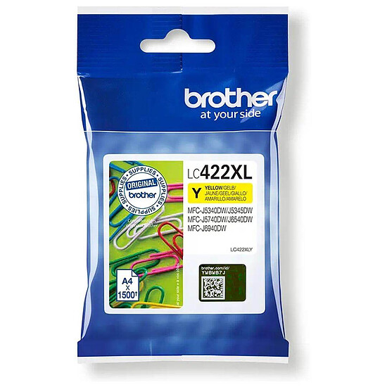 Cartouche d'encre Brother LC422XLY Jaune - Autre vue