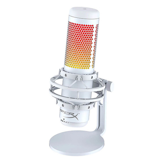 Microphone HyperX Quadcast S - Blanc