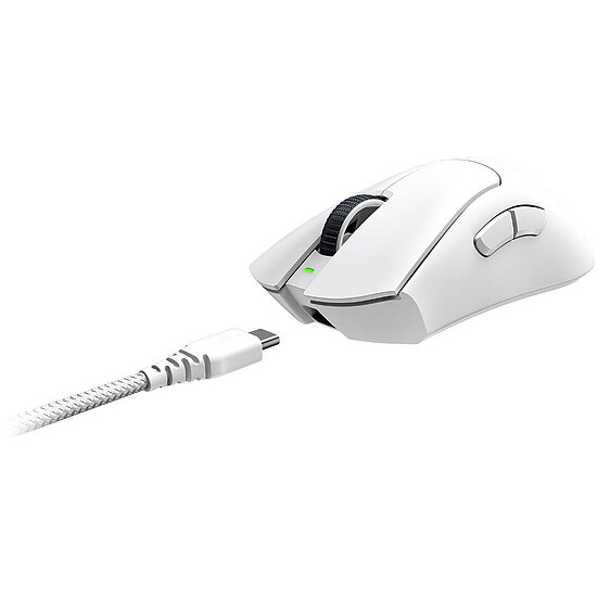 Souris PC Razer DeathAdder V3 Pro - Blanc - Autre vue