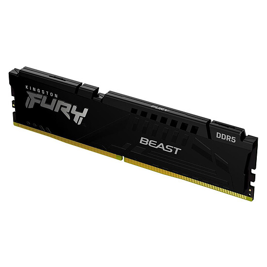 Mémoire RAM Kingston FURY Beast 2 x 32 Go (64 Go) DDR5 5600 MHz CL36 - Autre vue