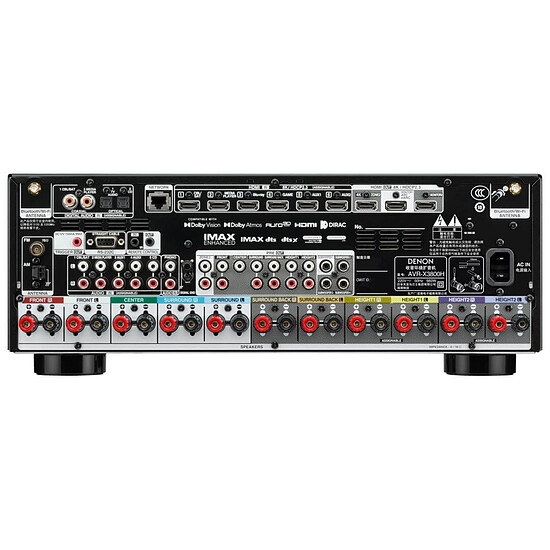 Ampli Home-Cinéma Denon AVC-X3800H Noir - Autre vue