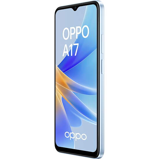 Smartphone reconditionné OPPO A17 Bleu · Reconditionné - Autre vue