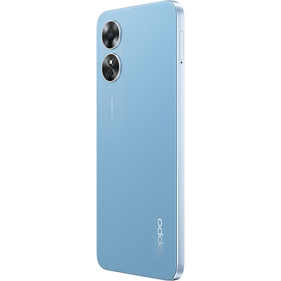 Smartphone reconditionné OPPO A17 Bleu · Reconditionné - Autre vue
