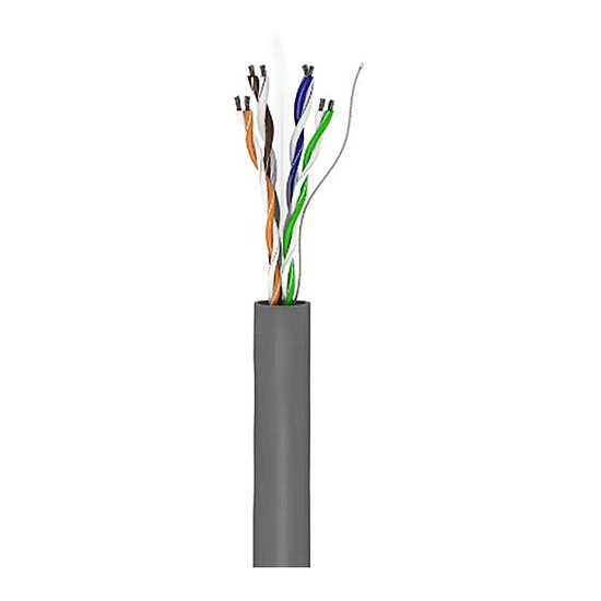 Câble RJ45 Goobay Câble Réseau Cat 6 U/UTP 100 m (Gris) - Autre vue