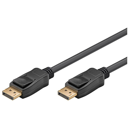 Câble DisplayPort Goobay Câble verrouillable DisplayPort 1.2 4K - 1 m