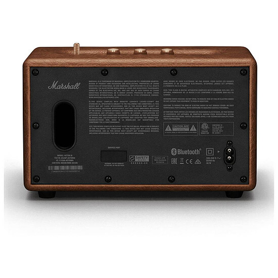 Enceinte sans fil Marshall Acton III Marron - Enceinte compacte  - Autre vue