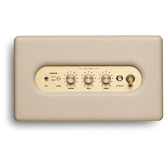 Enceinte sans fil Marshall Acton III Crème - Enceinte compacte - Autre vue