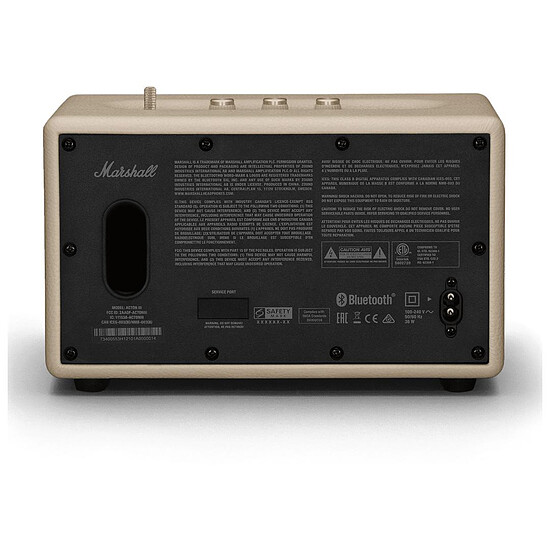 Enceinte sans fil Marshall Acton III Crème - Enceinte compacte - Autre vue