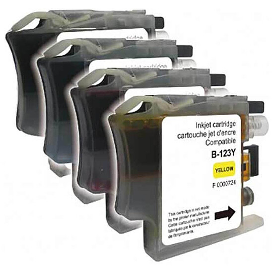 Cartouche d'encre UPrint B-123 - Multipack - Autre vue