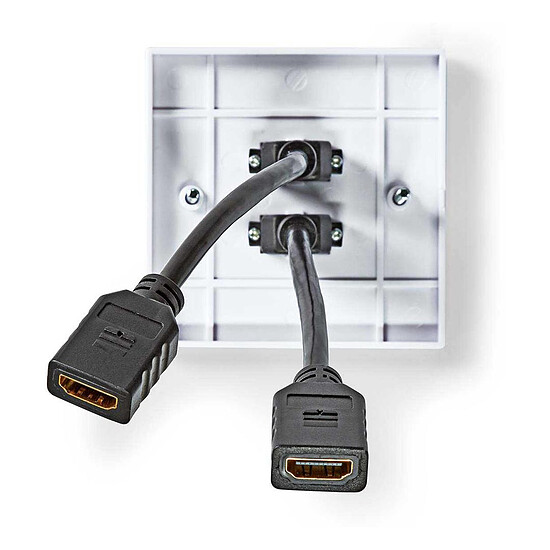 Accessoires HDMI Nedis Boîtier de montage mural à double port HDMI (montage encastré) - Autre vue