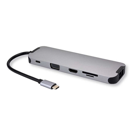 Câble USB MCL Station d'accueil USB-C multi-ports 10-en-1 HDMI/VGA