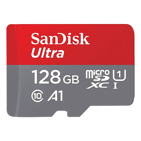 Carte micro SD SanDisk Ultra Chromebook microSD UHS-I U1 128 Go + Adaptateur SD - Autre vue