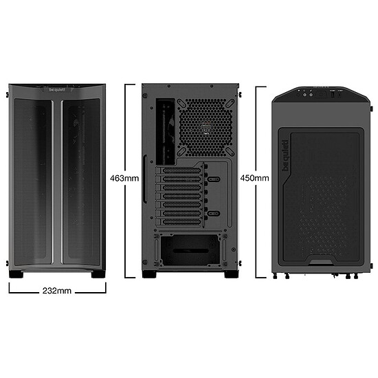 Boîtier PC be quiet! Pure Base 500 FX - Noir - Autre vue