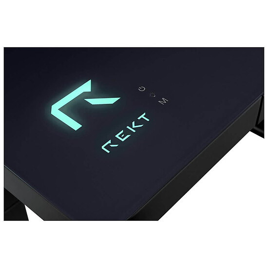 Bureau gamer REKT RGo Touch Desk 120 - Noir - Autre vue