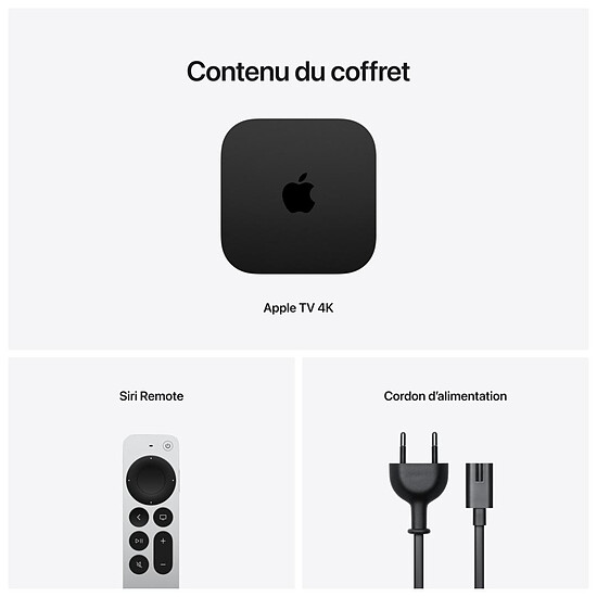 Box TV multimédia Apple TV 4K - 64 Go (2022) - Autre vue