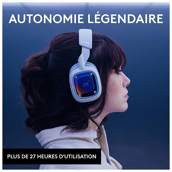 Casque micro Logitech G Astro A30 (PC/Xbox/Mobiles) - Blanc - Autre vue