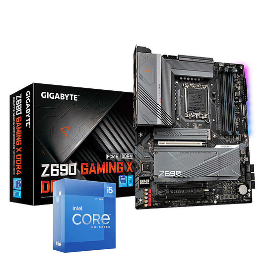Kit upgrade PC Intel Core i5 12600K - Gigabyte Z690