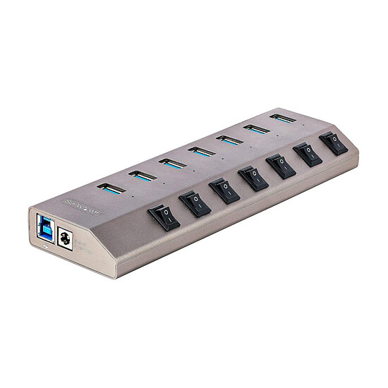 Hub USB StarTech.com Hub USB 3.0, 7 Ports USB 3.0 - Autre vue