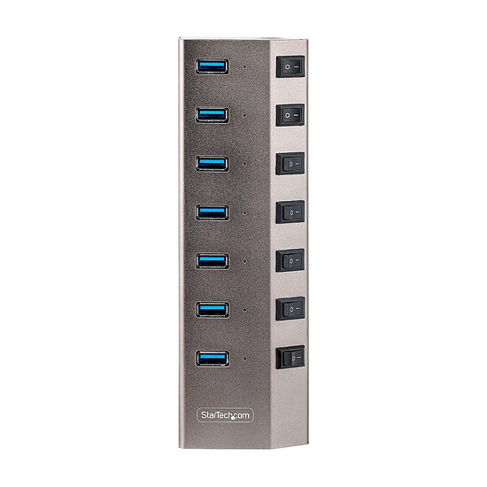 Hub USB StarTech.com Hub USB 3.0, 7 Ports USB 3.0 - Autre vue