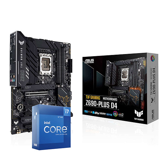 Kit upgrade PC Intel Core i7 12700K - Asus Z690