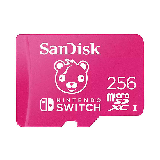 Carte mémoire SanDisk microSDXC Nintendo Switch Fortnite 256 Go