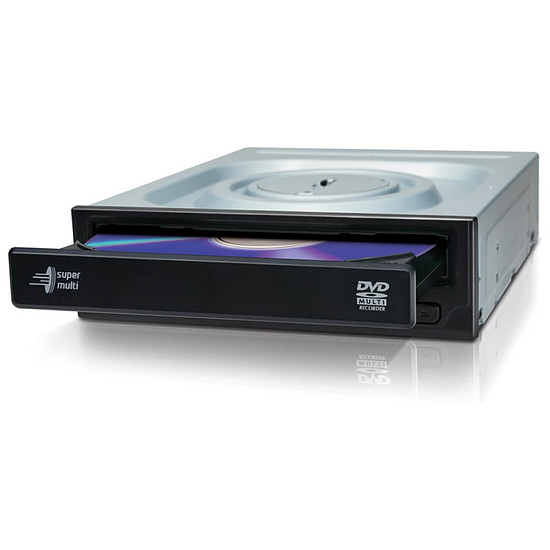 Lecteurs et graveurs Blu-ray, DVD et CD Hitachi-LG - Graveur DVD Super Multi - GH24NSD5 Noir - OEM