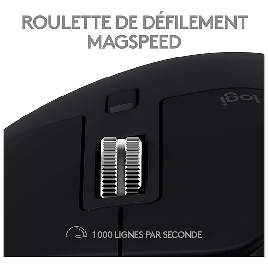 Souris PC Logitech MX Master 3S for Mac - Gris Sidéral - Autre vue