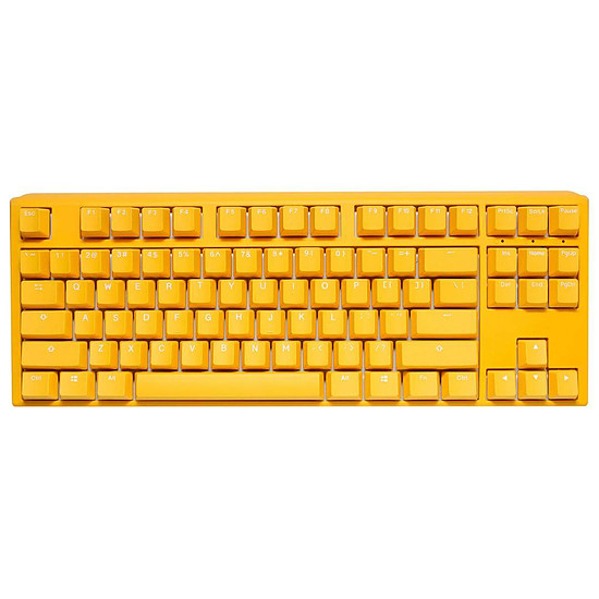 Clavier PC Ducky Channel One 3 TKL - Yellow - Cherry MX Clear