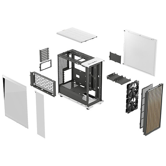 Boîtier PC Fractal Design North TG - Blanc - Autre vue