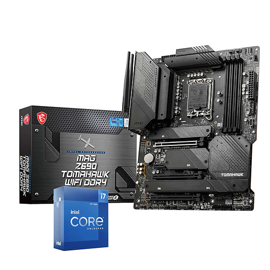 Kit upgrade PC Intel Core i7 12700K - MSI Z690 MAG Z690 TOMAHAWK WIFI DDR4