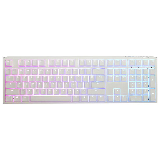 Clavier PC Ducky Channel One 3 - White - Cherry MX Blue