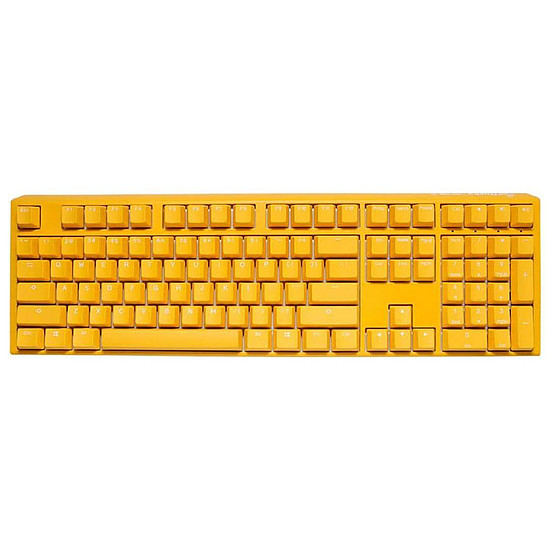 Clavier PC Ducky Channel One 3 - Yellow - Cherry MX Clear  