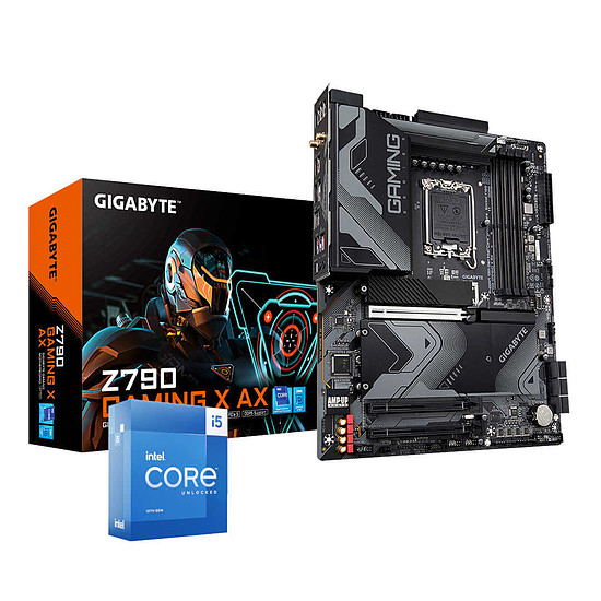 Kit upgrade PC Intel Core i5 13600K - Gigabyte Z790 GAMING X AX