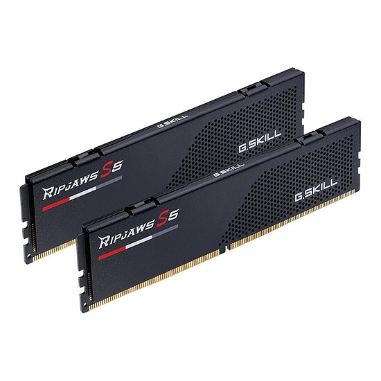 Mémoire RAM G.Skill Ripjaws S5 Black - 2 x 32 Go (64 Go) - DDR5 6000 MHz - CL32 - Autre vue