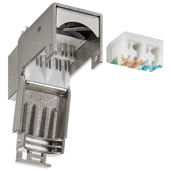 Accessoires RJ45 Goobay embase RJ45 Keystone catégorie 6 blindage STP - Autre vue
