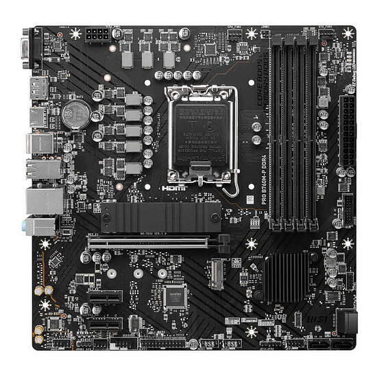 Carte mère MSI PRO B760M-P DDR4 - Autre vue