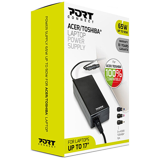 Chargeur PC portable PORT Connect Acer/Toshiba Power Supply (65W) - Autre vue