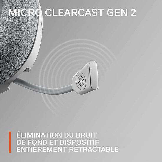 Casque micro SteelSeries Arctis Nova 1 - Blanc - Autre vue