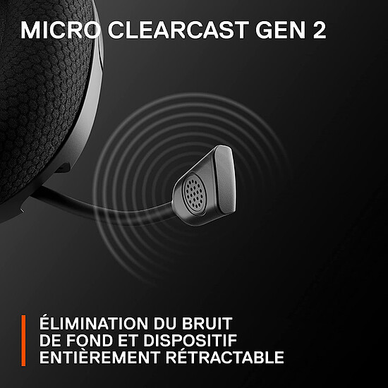 Casque micro SteelSeries Arctis Nova 1 - Noir - Autre vue