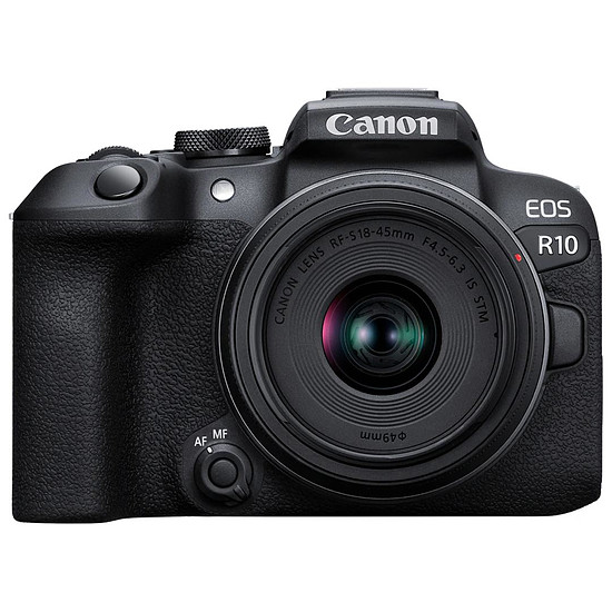 Appareil photo hybride Canon EOS R10 + 18-45 mm