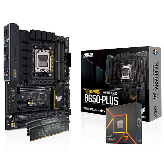 Kit upgrade PC AMD Ryzen 7 7700X - Asus B650- RAM 32 Go