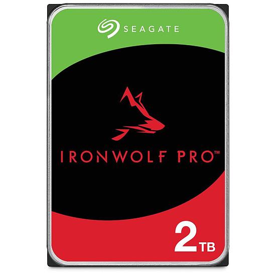 Disque dur interne Seagate IronWolf Pro - 2 To - 256 Mo