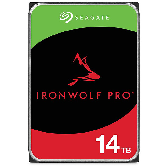 Disque dur interne Seagate IronWolf Pro - 14 To - 256 Mo