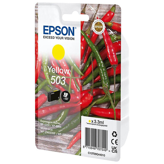 Cartouche d'encre Epson Piment 503 Jaune - Autre vue