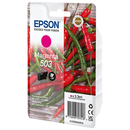 Cartouche d'encre Epson Piment 503 Magenta - Autre vue