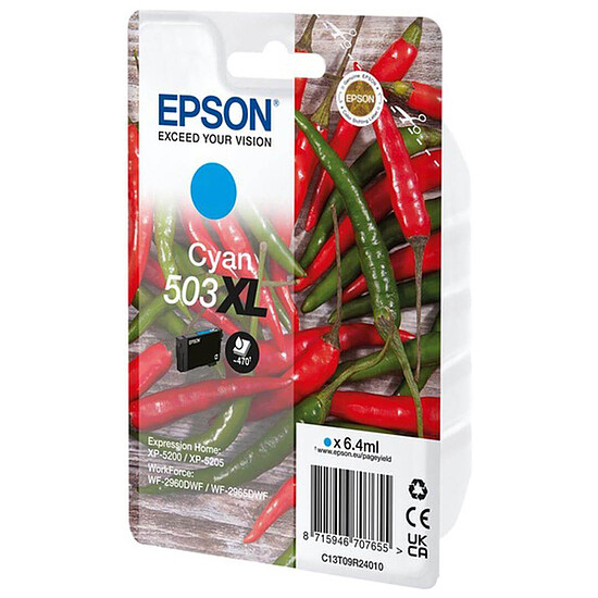 Cartouche d'encre Epson Piment 503XL Cyan - Autre vue