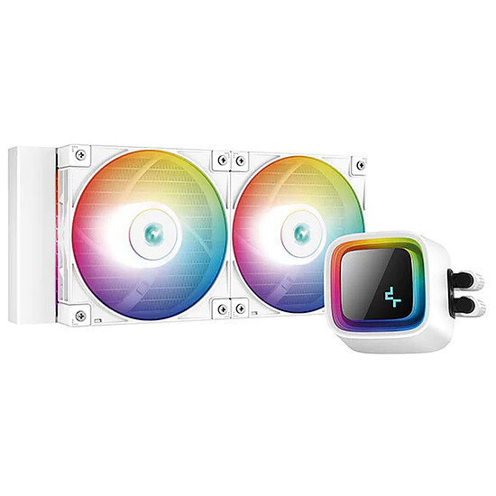 Refroidissement processeur DeepCool LS520 - Blanc