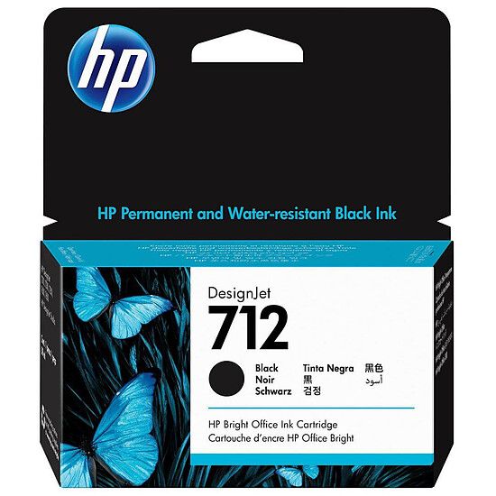 Cartouche d'encre HP DesignJet 712 (3ED70A) - Noir - Autre vue