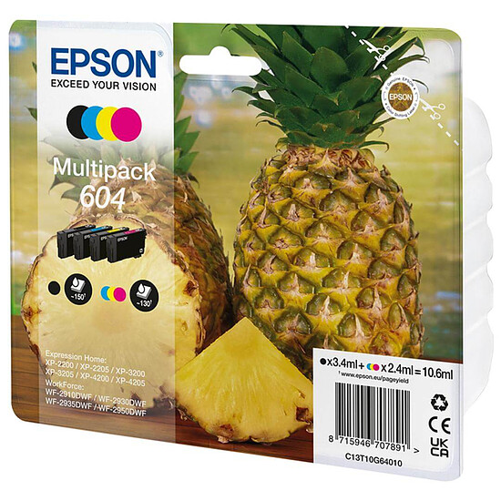 Cartouche d'encre Epson Ananas Multipack 604 - Autre vue